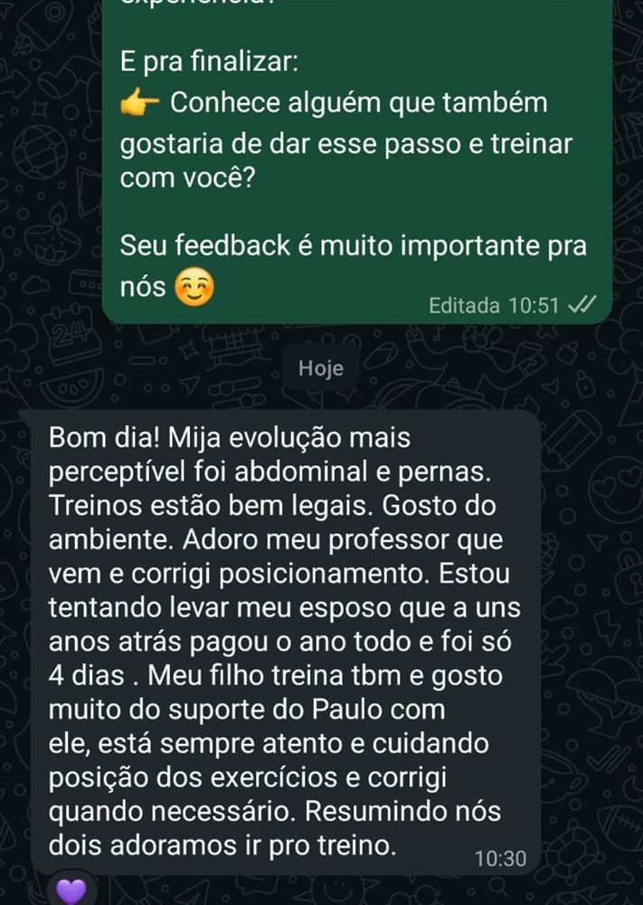 Depoimento de aluna da GoUP